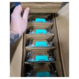 [10-Pack]Glass Meal Prep Containers with Lids, MCIRCO Glass Food Storage Containers with Snap Locking Lids, Airtight Lunch Containers, Microwave, Oven, Freezer and Dishwasher, Green