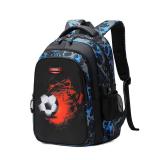 Asge Backpack for School Boys Backpacks for Kids Camo Bookbag for Middle School Bags Waterproof Travel Back Pack (Blue)