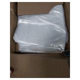 Aluf Plastics Heavy Duty 55 Gallon Transparent Trash Bags - (Value 50 Pack) - 1.5 MIL equivalent Industrial Strength Plastic 35 x 55 Fits Toter, Rubbermaid Brute, Carlislie Bronco etc.