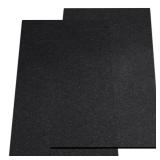Nexboraque 2 Pack Garage Floor Mat, 60 x 36 Inch Oil Spill Mat for Under Car Driveway Mats with Waterproof Backing, Black Reusable Rubber Mat Garage Mat for Protecting Surfaces