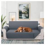 Luxshare Home Reversible 4 Seater Sofa Cover 91 Inch Large Couch Cover Furniture Protector(Sofa XX-Large,Dark Blue/Dark Blue)