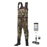 HISEA Neoprene Chest Waders for Men with 200G Boots Duck Hunting Waders with Boot Hanger 8/41