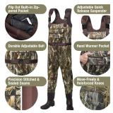 HISEA Neoprene Chest Waders for Men with 200G Boots Duck Hunting Waders with Boot Hanger 8/41