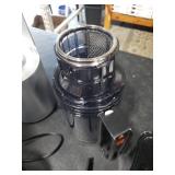Cold Press Juicer, 5.3 Wide Feed Chute Juice Extractor Machine with 400W, High Juice Yield, Slow Masticating Juicer for Whole Vegetables & Fruits, Metallic Silver