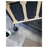 GENMOUS 30.5 Wooden Adjustable Dog Ramps for Bed,5 Levels Height Pet Steps for Small Dogs and Cats,Non-Slip Balanced Dog Indoor Outdoor Ramp,Wood Color
