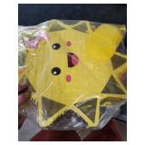 WERNNSAI Sun Pinata-Sunshine Party Decorations pull string Sun Pinata with Blindfold and Bat for Girls Kids Sun Brithday Baby Shower Summer Party Game Supplies
