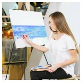 Easel Stand for Display, Aredy 63 Portable Painting Easel, Lightweight Metal Easels for Painting Canvas, Wedding Sign (4 Pack)