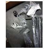 Huntype Curtain Rods for Windows 32 to 96 Inches - Black 1 Inch Diameter Curtain Rods, Easy Installation and Modern Design