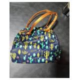 FlowFly Insulated Lunch Cooler Bag - Tote Bag Organizer for Women/Men, Cactus