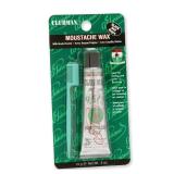 Clubman Mustache Wax for Men Black, Strong Hold Moustache Wax for Styling, Includes Brush, 0.5 oz MISSING BRUSH