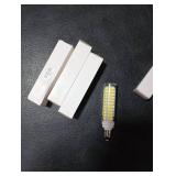 Lxcom Lighting E11 LED Corn Bulb 15W Dimmable Ceramic LED Light Bulbs 120W Equivalent 136 LEDs 2835 SMD 1500LM Daylight White 6000K T3/T4 JDE11 E11 Mini Candelabra Base for Home Lighting, 4 Pack