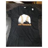 San Francisco Baseball Skyline T-Shirt Ladies XS