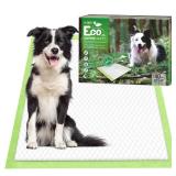 CROCI Puppy Pads 28x34in ECO Green Dog Pee Pads , Plant-Based Dogs Pads Absorbs Up to 7 Cups of Liquid, 5-Layer Leak-Proof & Quick Drying Pee Pads for Dogs, Disposable NOT FULL