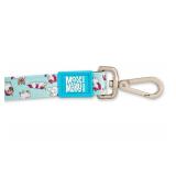 Max & Molly Classic Dog Leash, Comfort Grip Handle, Durable & Strong Neoprene Fabric, Brushed Silver Hardware, Secure Easy Attach Snap Hook, Upper D-Ring for Accessories, Machine Washable