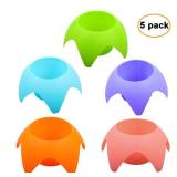 Beach Vacation Essentials - Sand Coasters Drink Cup Holders, 5-Pack, Multicolor, Must-Haves for Women, Adults, Family, and Friends