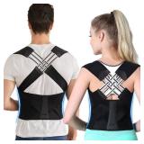VOKOKOYA Posture Corrector for Women and Men,Adjustable Shoulder Straightener,Back Support Brace,Upper Spine scoliosis, hunchback