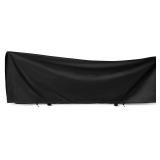 Tranqun 14-15 ft Hammock Cover 188 W x 58 D x 20 H Heavy Duty 420d Oxford Weather Resistant Cover Waterproof Protection for Hammock Stand Outdoor Garden, Buckle Strap, Double Stitched Seams (Black)