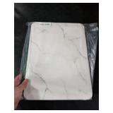 Plentio Quick Dry Stone Drying Mat for Kitchen Counter, Water-Absorbent Diatomaceous Dish Drying Mats, Multi-Purpose Stone Drying Tray for Cups Dishes Bottles, Pearl White-Marble