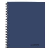 Cambridge Limited Business Notebook, Legal Ruled, 8-1/4 x 11, 80 Sheets, Soft Touch Flexible Cover, Wirebound, Blue (UN06062-20)