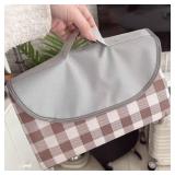 LRUUIDDE Extra Large Picnic Blanket Beach Blankets, Outdoor Foldable Waterproof Sand Mat for Beach Camping Hiking Travel Family Concerts Grass Park Music Festival Lawn Mats (Brown, 80x80inch)