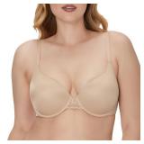 Maidenform DreamWire Underwire Bra, No-Poke Push-Up Bra, Moderate Coverage, Convertible T-Shirt Bra 38C