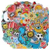 Harsgs 100pcs Random Iron on Patches, Embroidered Iron on/Sew on Patches Applique for Clothes, Dress, Hat, Jeans, DIY Accessories