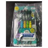 GuruNanda Butter on Gums Charcoal Toothbrush - 8000+ SoftexTM Bristles for Sensitive Teeth & Gums, Aids in Teeth Whitening, Extra Soft (5 Count)