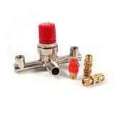 Double Outlet Tube Alloy, Cobalt Air Compressor Parts For Model Numbers 0300842 Air Compressor Parts Air Compressor Switch Pressure Regulator Valve Fit Part