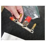 Double Outlet Tube Alloy, Cobalt Air Compressor Parts For Model Numbers 0300842 Air Compressor Parts Air Compressor Switch Pressure Regulator Valve Fit Part
