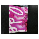 Ayayiya Pink Flower Birthday Backdrop Women Floral Bday Decorations,Neon Pink Happy Birthday Backdrops Banner Red Rose Flowers Photography Background Girls Bday Party Decor Photo Booth Props 8x6ft