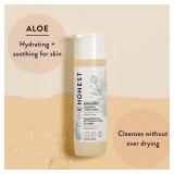 The Honest Company 2-in-1 Cleansing Shampoo and Body Wash for Sensitive Skin, Gentle Tear-Free Hypoallergenic Baby Wash with Naturally Derived Ingredients, Fragrance-Free, 18 fl oz