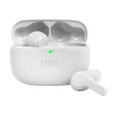 JBL Vibe Beam - True Wireless JBL Deep Bass Sound Earbuds, Bluetooth 5.2, Water & Dust Resistant, Hands-free call with VoiceAware, Up to 32 hours of battery life (White)