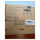25ft C9 Orange Patio String Lights - Retail: $16