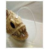 JOYIN Halloween Skeleton Lantern Fish with LED Eye Plastic Bones for Halloween Decoration Party Photo Prop, Graveyard Decor, Indoor Outdoor Spooky Scene(10.2â *5.5â *3â) - Retail: $22