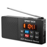 PARANORMIC Spirit Box â Ghost Hunterâs Choice Equipment Kit with 32 GB Micro SD & Integrated Flashlight for Ultimate Paranormal Investigations and EVP Sessions - Retail: $87