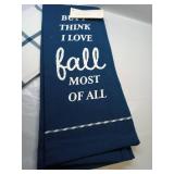 Fall Most of All Kitchen Towel Set - Retail: $5