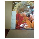 Fall Wreath Decor, Fall Wreaths for Front Door with Lifelike Squirrel, Pumpkins Berries & Maple Leaves, 18\" Autumn Fall Door Wreath Fall Wreaths for Front Door Outside Thanksgiving Home Decor - Retai
