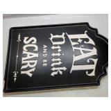 13\" x 8\" Halloween Stoneware Tombstone Serving Platter - Threshold - Retail: $20