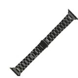 WITHit Black Stainless Steel Link Band for 42/44/45mm/Ultra/Ultra 2 (49mm) Apple Watch