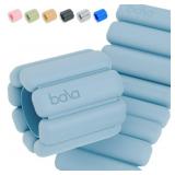 Bala Bangles Wrist & Ankle Weights for Women & Men (Sea) - 1 Pound Silicone Bracelet Set