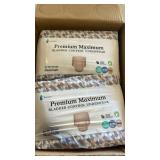 2 Packages of Because Premium Maximum Plus Underwear - Small/Medium (28-40 in) / Beige / 20 count (40 Total)
