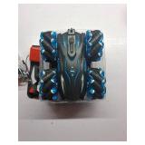 RC Gesture Sensing Stunt Car,2.4GHz 4WD Remote Control Car with Cool Light,Double Sided Rotating Off Road Vehicle 360Â° Flips Cars for 6-12 Year Old Boys Girls Birthday Presents(Blue)