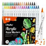 Ohuhu Acrylic Paint Markers Cotton-core 36 Colors