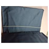 Bedsure 100% Cotton Sheets Queen Size Bed Set - 300 Thread Count Sateen Weave with Deep Pocket Bed Sheets, Breathable, Soft & Moisture Wicking - 6 Piece Blue Sheets