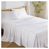Bedsure Queen Size Sheet Set, White