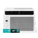 Hisense 6,000 BTU Window Air Conditioner, Easy Installation,Ultra Quiet, Easy-to-install Window Kit Included, 2 Years Warranty - Retail: $219