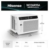 Hisense 6,000 BTU Window Air Conditioner, Easy Installation,Ultra Quiet, Easy-to-install Window Kit Included, 2 Years Warranty - Retail: $219