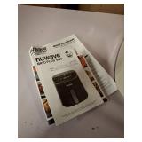 Nuwave Brio Plus 8 Qt Air Fryer, PFAS Free, New & Improved, Digital Touch Screen, Cool White Display, 50Â°F~400Â°F in Precise 5Â°, 5 Cook Functions, 100 Presets & 50 Memory, 3 Wattages 700, 1500