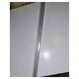 AmazerBath Shower Door Side Seal Strip (Set of 2), Frameless Glass Shower Door Seal Strip - Suitable for 3/8 Inch Glass, 78 inch