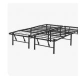 Mainstays 14 inch High Quad Fold Steel Platform Bed Frame
